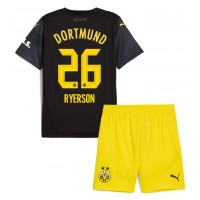 Camisa de time de futebol Borussia Dortmund Julian Ryerson #26 Replicas 2º Equipamento Infantil 2024-25 Manga Curta (+ Calças curtas)